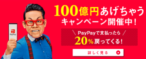 PayPay100億円あげちゃうキャンペーン